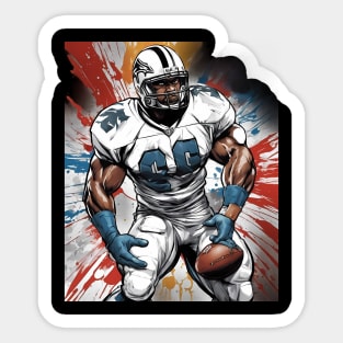 American Football Touchdown Sticker